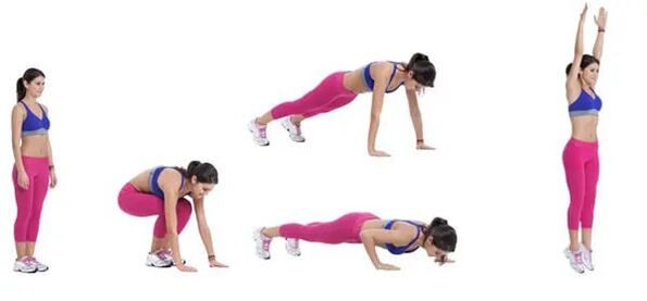 Exercicios de burpee